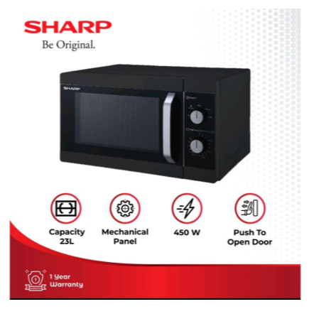 MICROWAVE SHARP R-223DA-BK 23 LITER R 223DA BK
