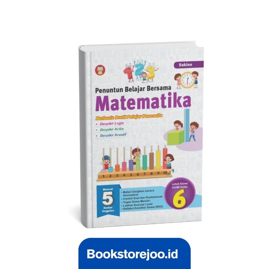 Penuntun Belajar Bersama Matematika Untuk SD/MI Kelas 6  (Sukino)