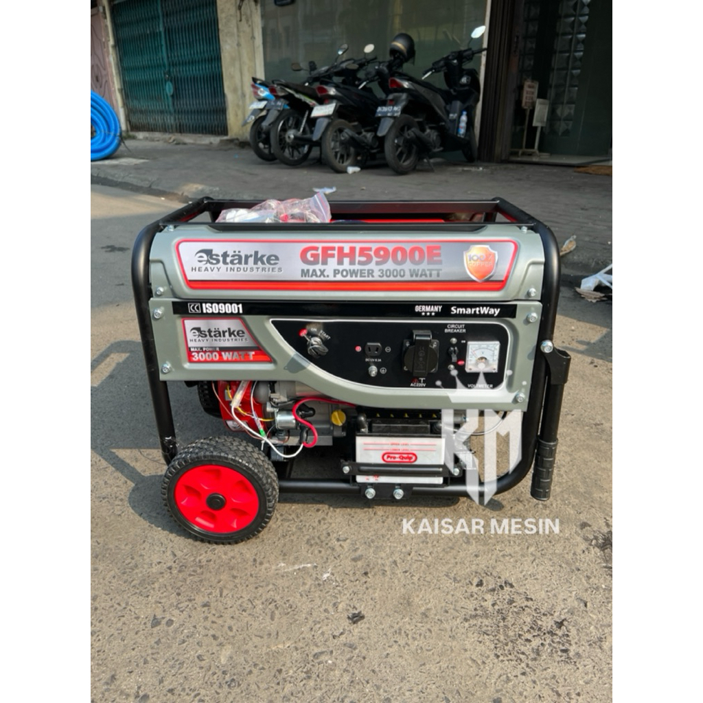 GFH5900E Genset Generator Bensin Tembaga 3000 Watt Starke GFH 5900 E