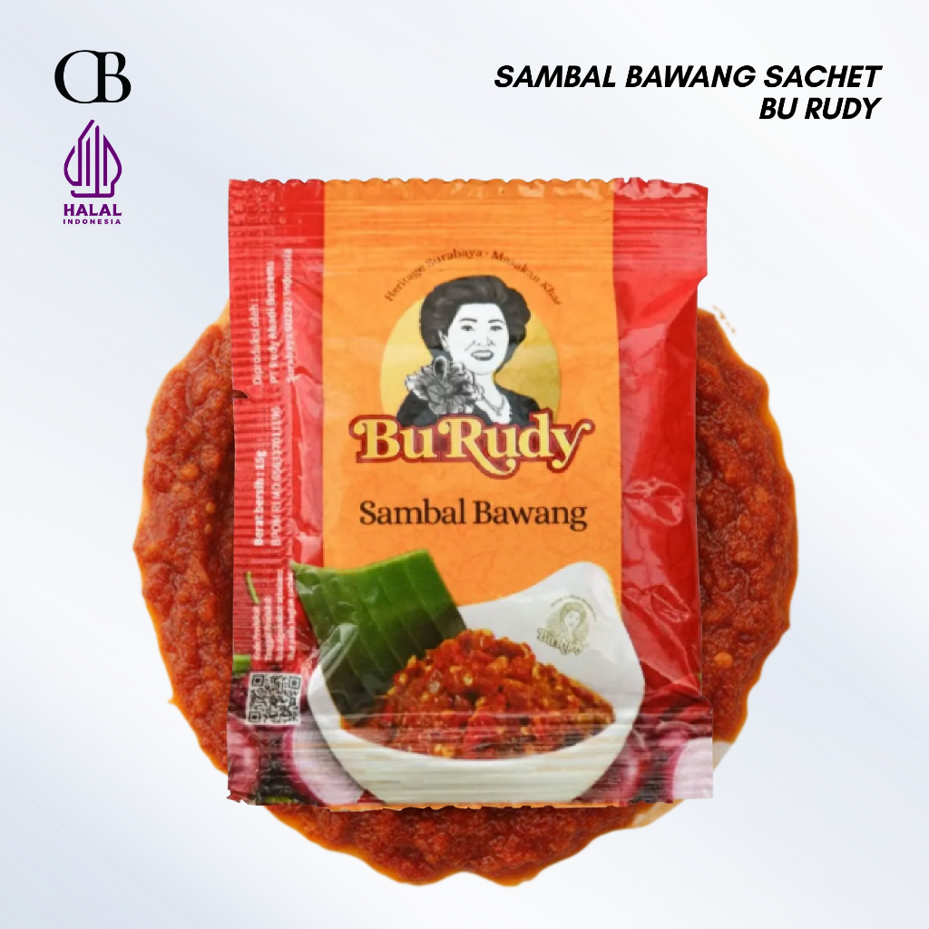 Sambal Sachet Bu Rudy Original Surabaya | Sambal Bajak Bawang Ijo