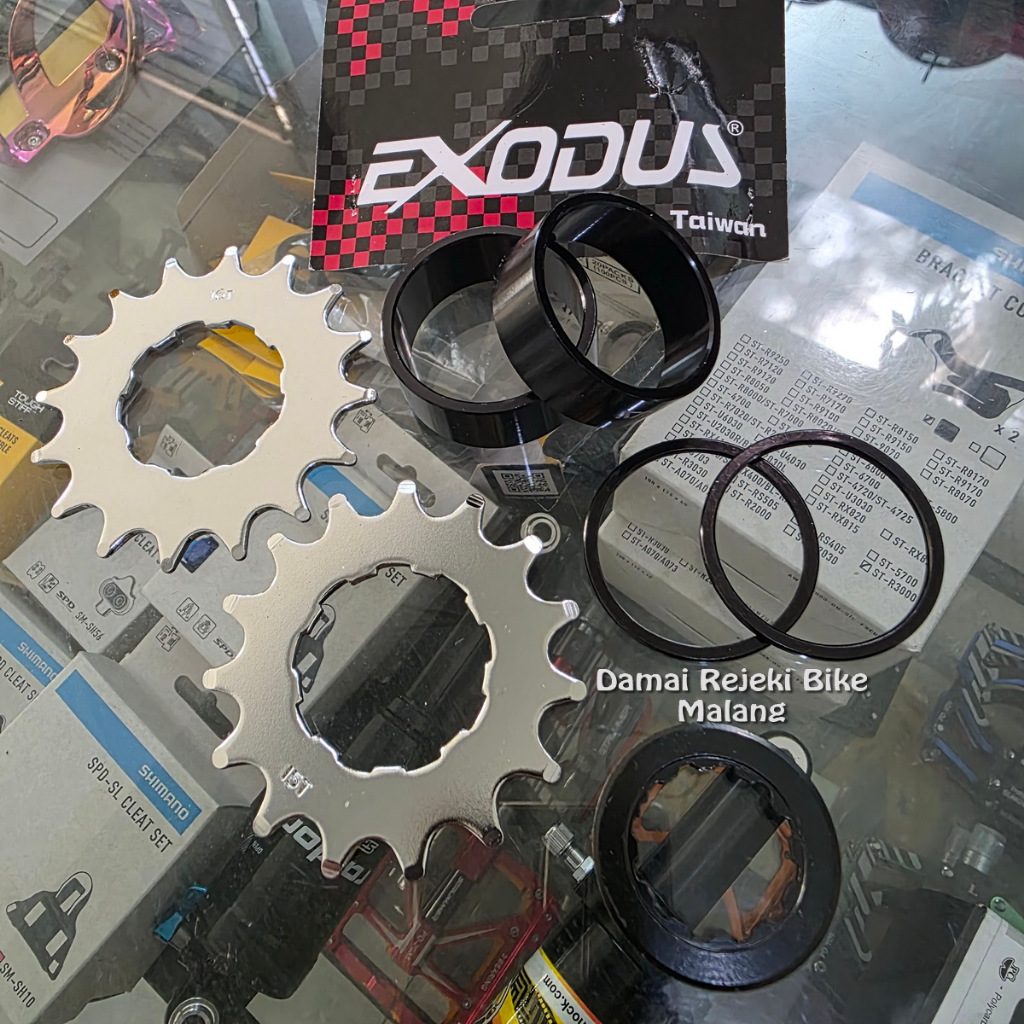 Exodus Sprocket single / Cog single untuk freehub multi speed