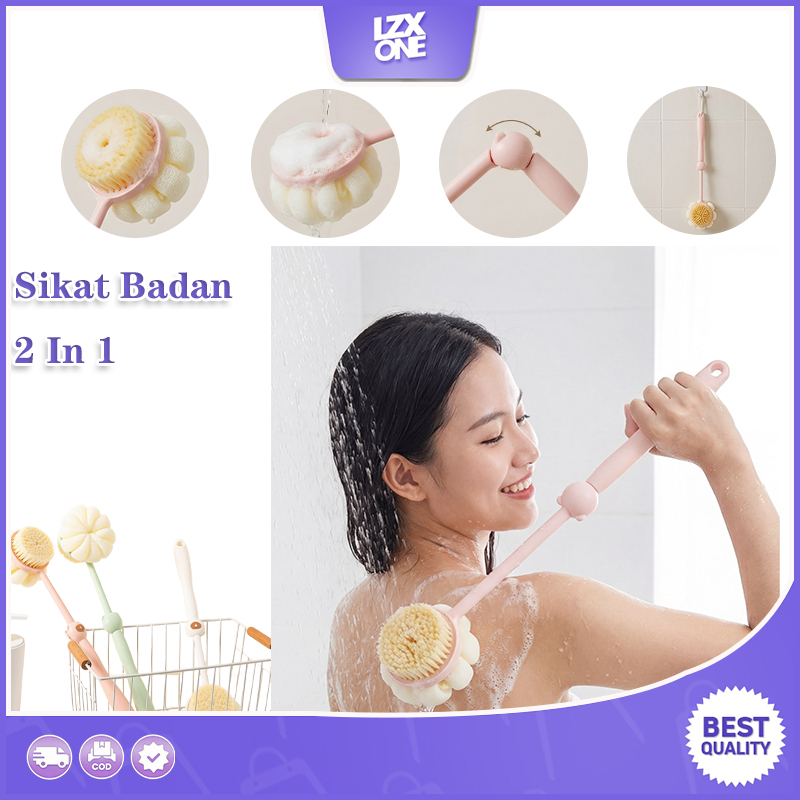 Sikat mandi dua sisi, sikat punggung mandi, sikat punggung mandi, sikat punggung berbulu lembut, han