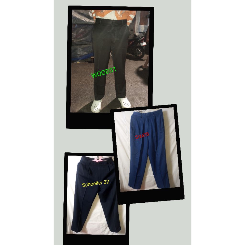 CELANA BAHAN celana panjang Pria/preloved