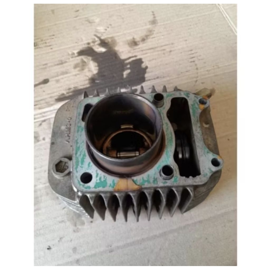 BLOK SEHER BORING HONDA SUPRA X 125 HELM IN BARANG ASLI ORIGINAL COPOTAN