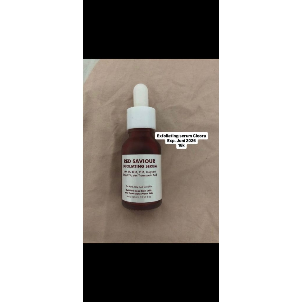 Exfoliating serum cleora