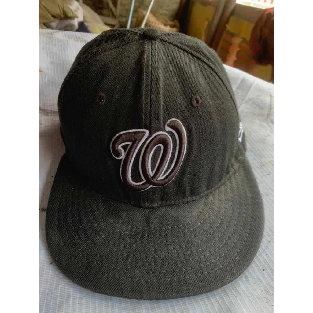 topi snapback hat Washington Nationals new era