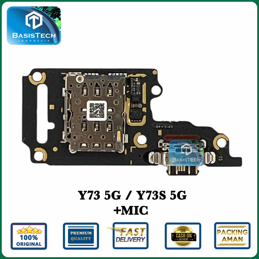 FLEXIBLE KONEKTOR CAS CHARGER FOR VIVO Y73 5G - Y73S 5G ORIGINAL QUALITY