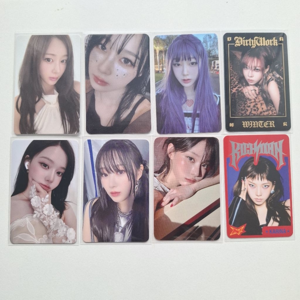 [OFFICIAL PHOTOCARD AESPA] Photocard Album Kpop Aespa