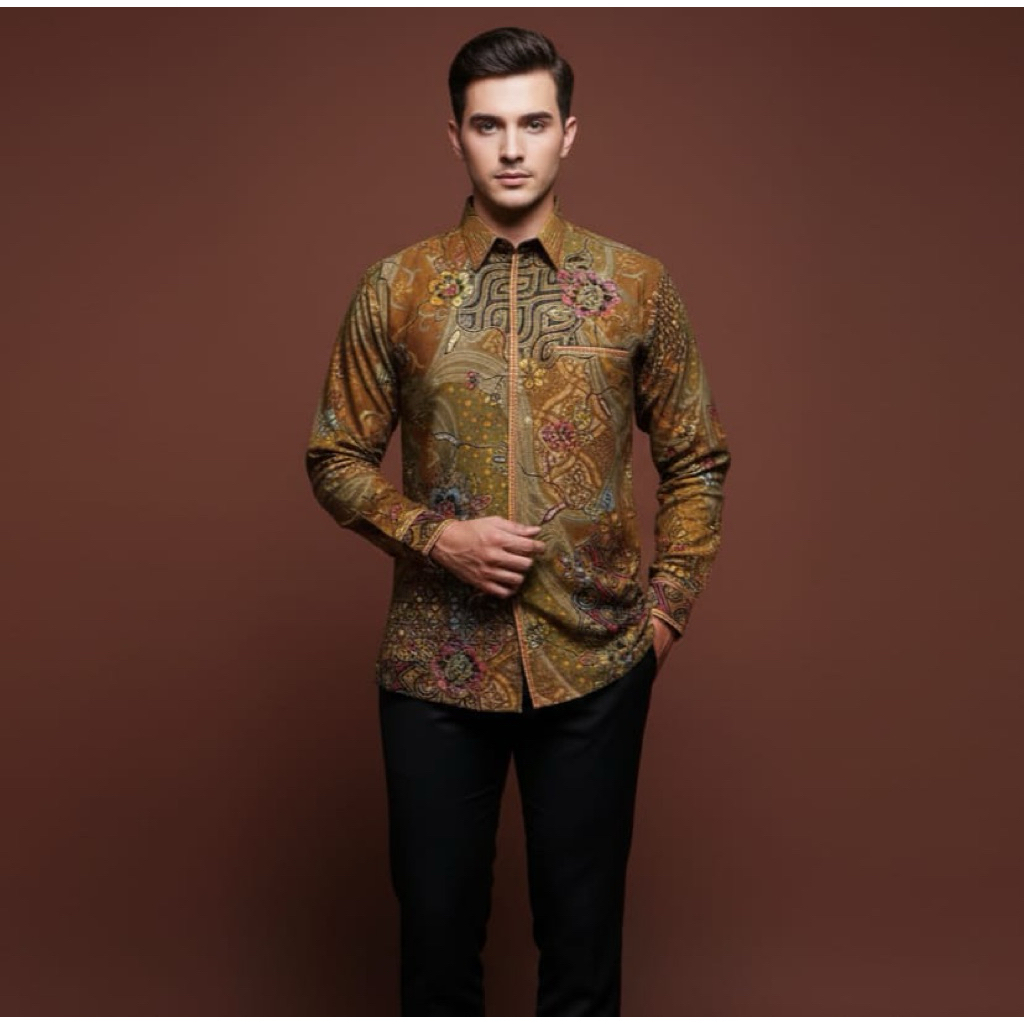 Batik Cantieq Exclusive - SAUNGGALIH | Batik Pria Katun Tulis Laseman solo jahitan bordir smock mewa
