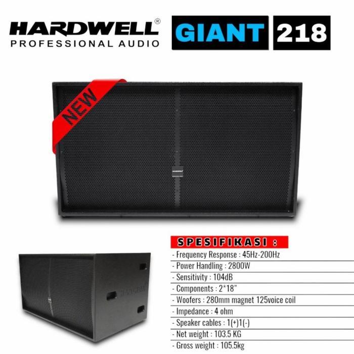 Subwoofer Hardwell GIANT 218 Original 18 inch giant218