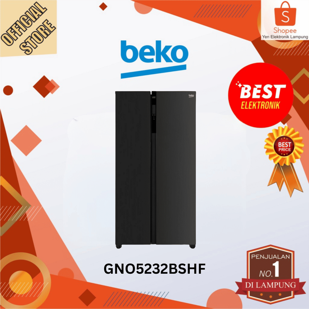 Kulkas BEKO GNO5232BSHF 2 Pintu 600L Inverter