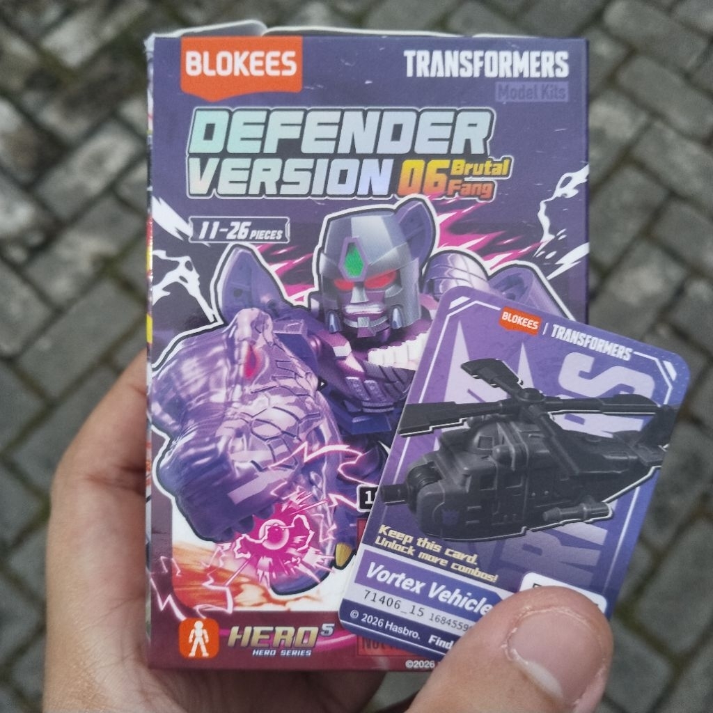 Blokees Buluke Transformers Galaxy Defender Version 06 Vortex Vehicle Combiner Bruticus Part