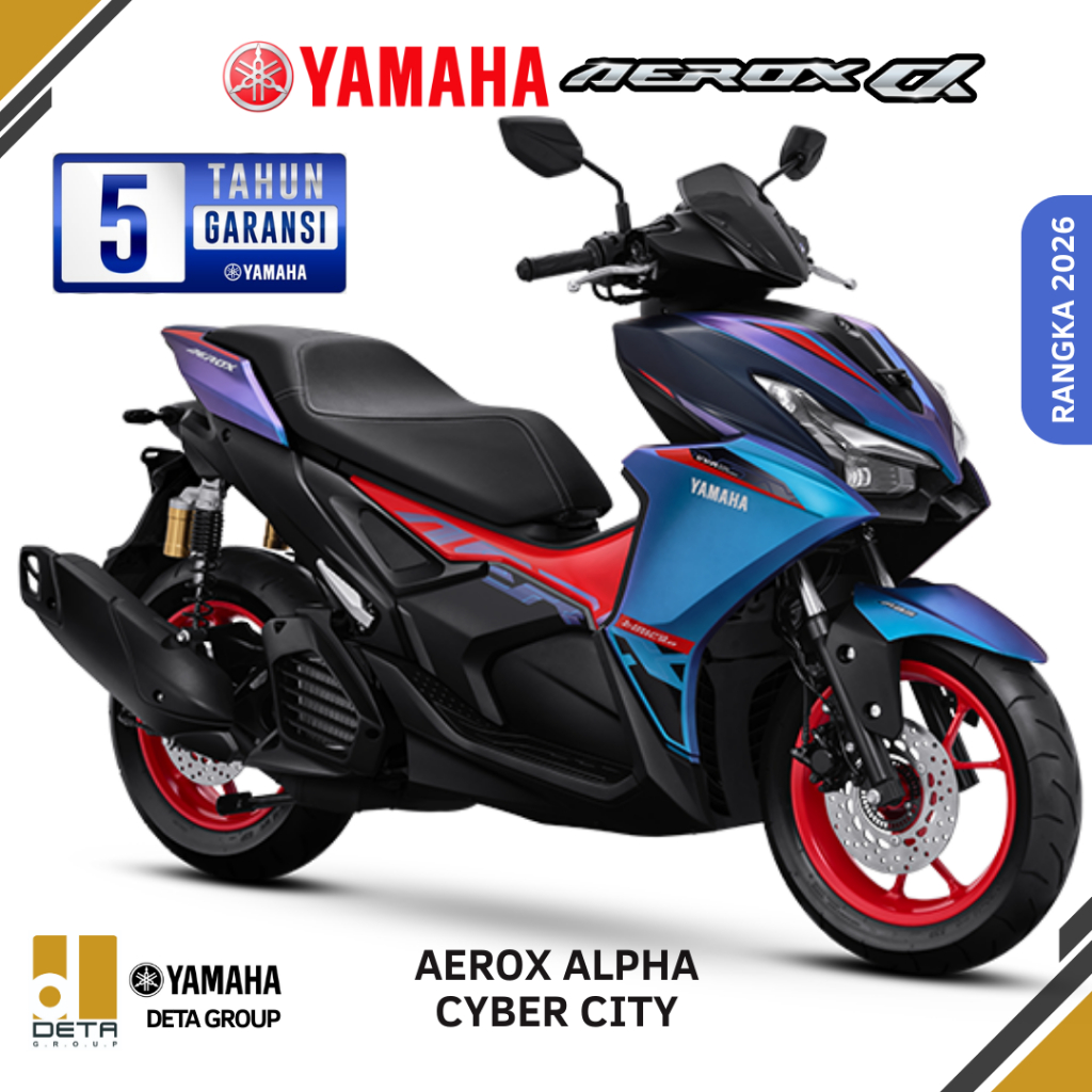 Sepeda Motor Yamaha Aerox Alpha 155 Cyber City