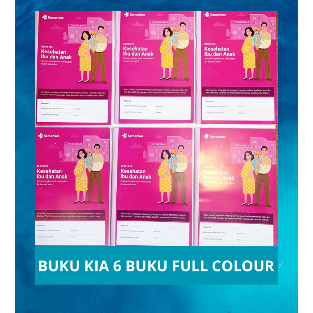 Buku KIA Pink 6 Pcs Buku