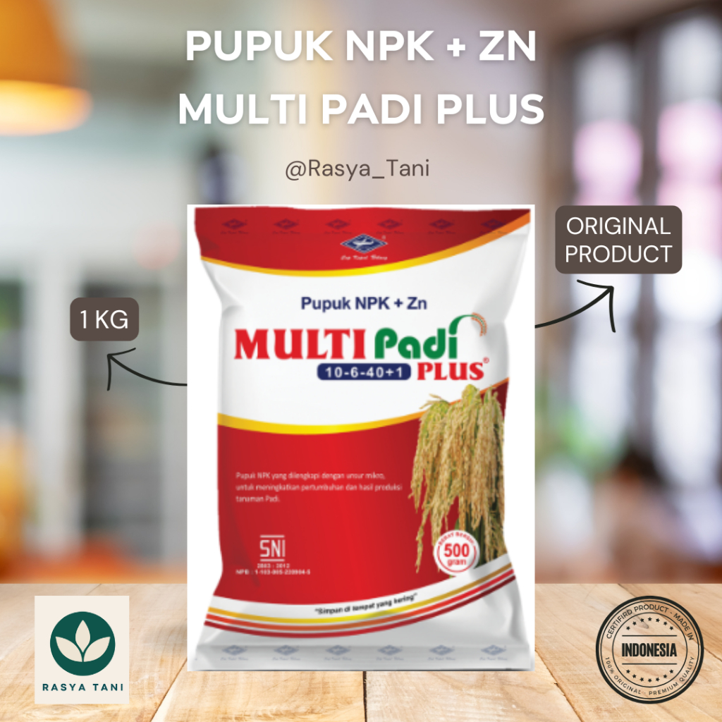Pupuk NPK Zn Multi Padi Plus Menambah Bobot Padi Untuk Pertanian