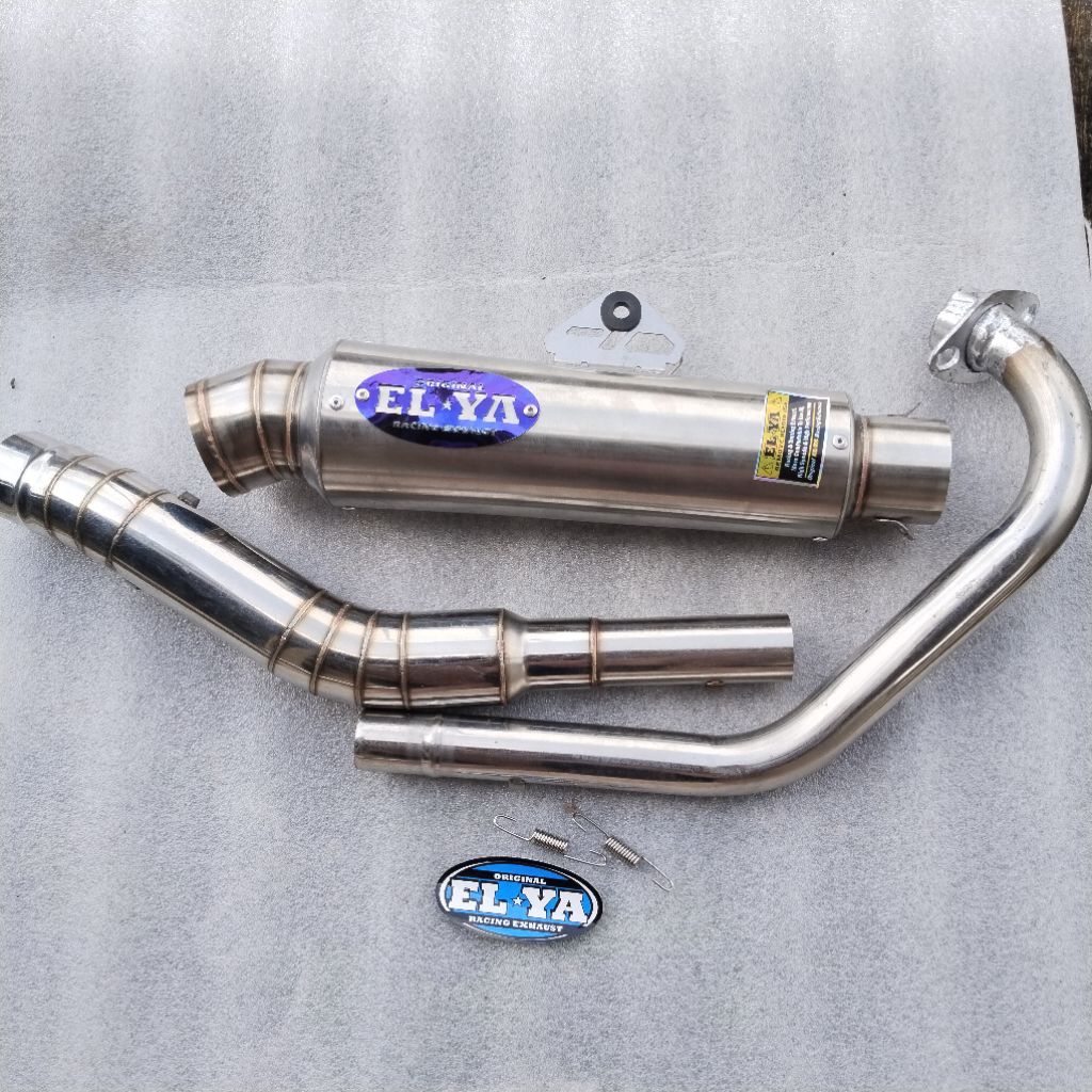 KNALPOT RACING ELYA ORIGINAL PEKAJAMAN KOMPETISI BUAT MOTOR MP GL CB SATRIA FU VIXION OLD NEW SONIC 