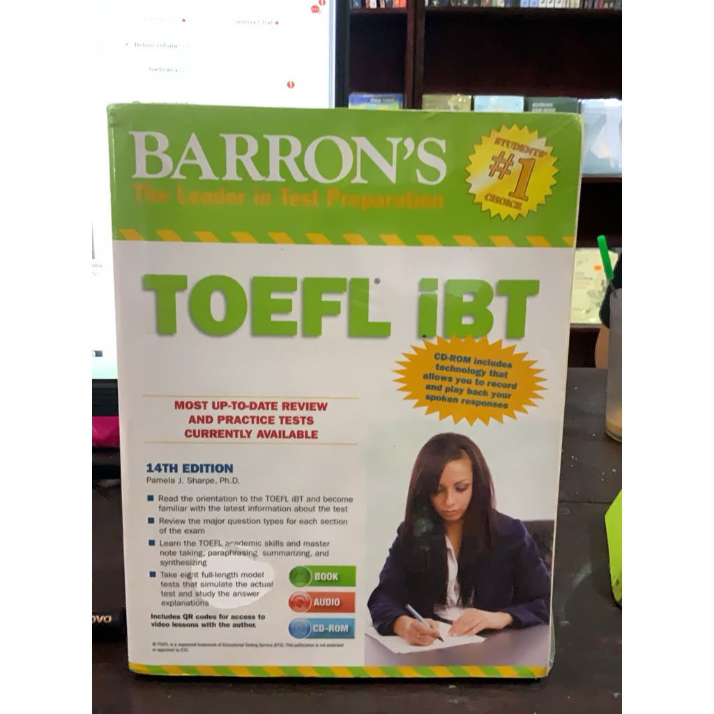 Barron’s TOEFL iBT - Buku Bahasa dan Kamus Original