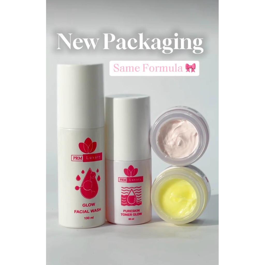 PAKET GLOW SERIES PRM LUXURY 100% ORIGINAL BPOM