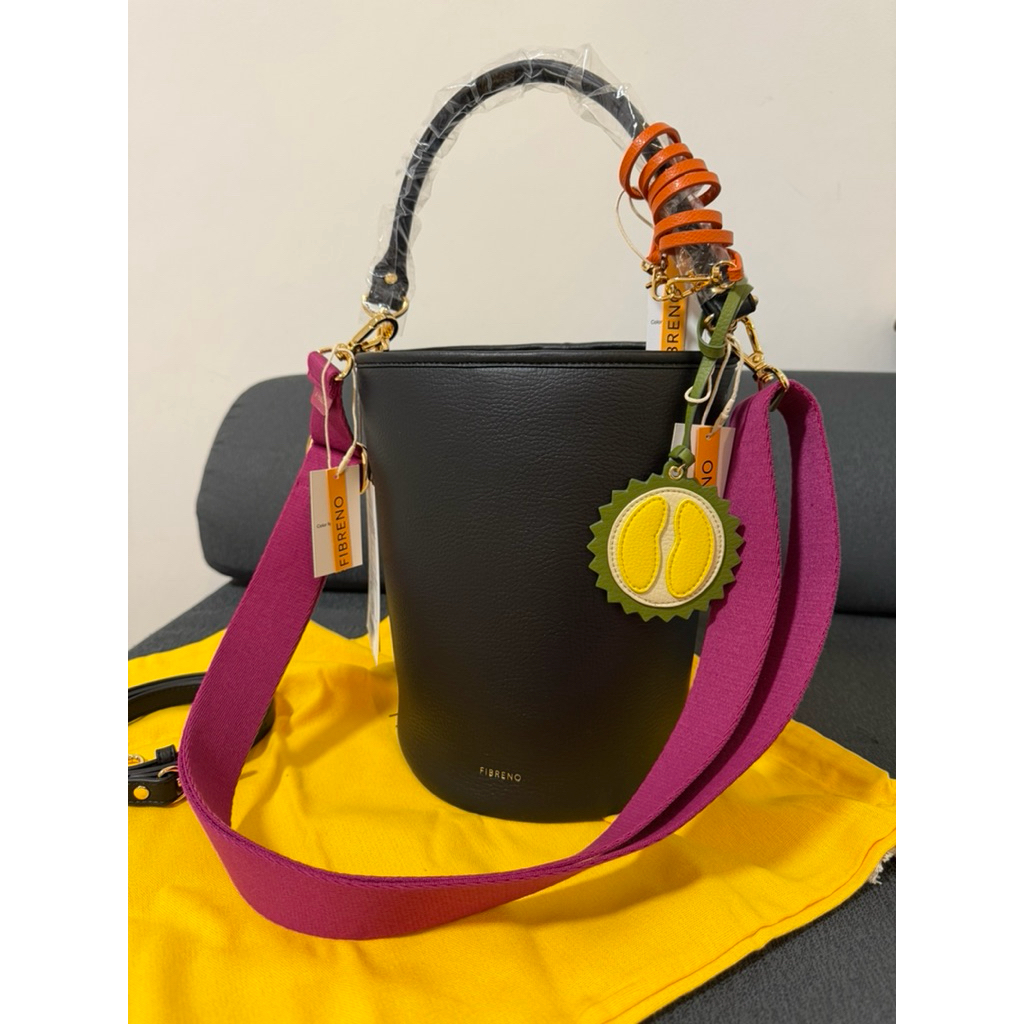 FIBRENO MY BUCKET BAG BLACK (AUTHENTIC / ORIGINAL) - READY STOK
