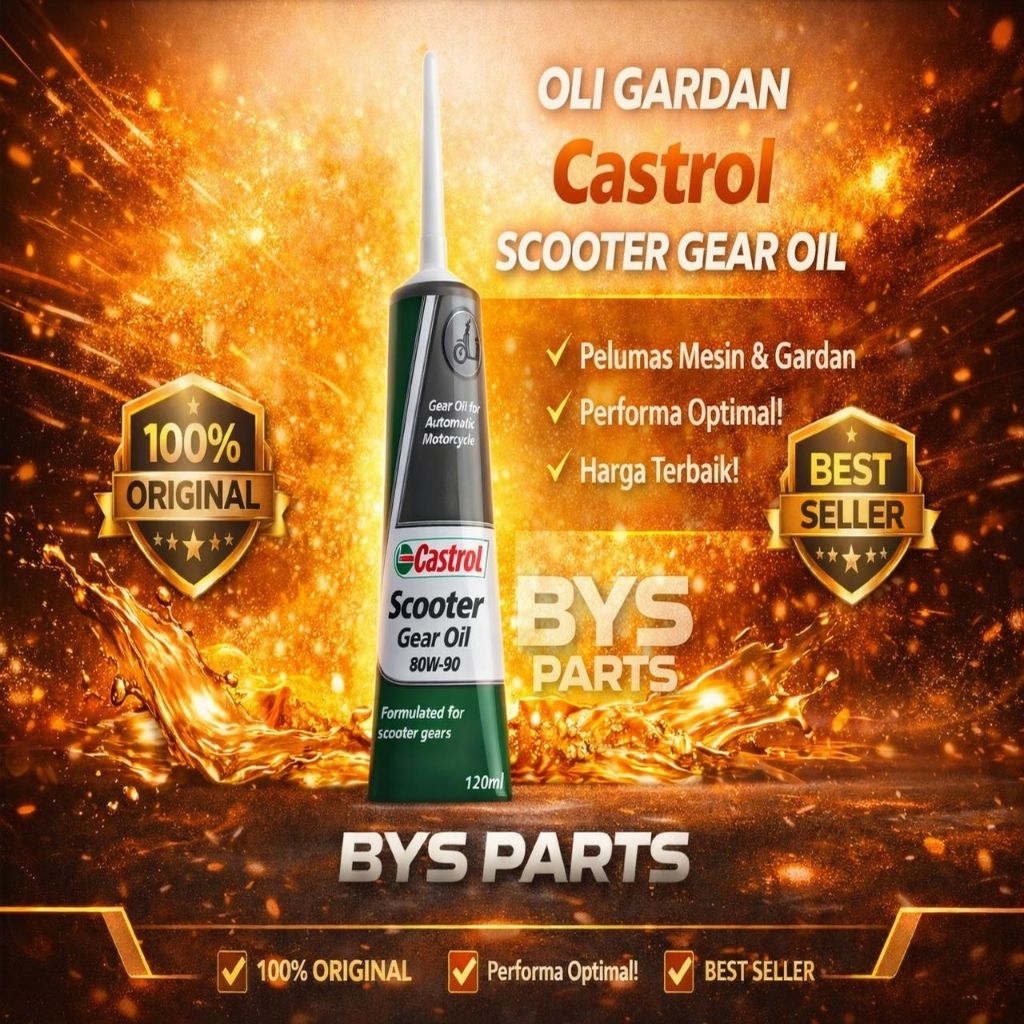 Oli Gardan Castrol Original | Oli Final Gear Motor Matic