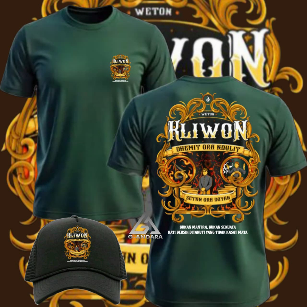 KAOS DAN TOPI CULTURE JAWA WETON KLIWON READY LENGAN PENDEK DAN LENGAN PANJANG