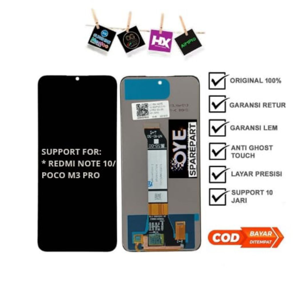 LCD REDMI NOTE 10/POCO M3 PRO
