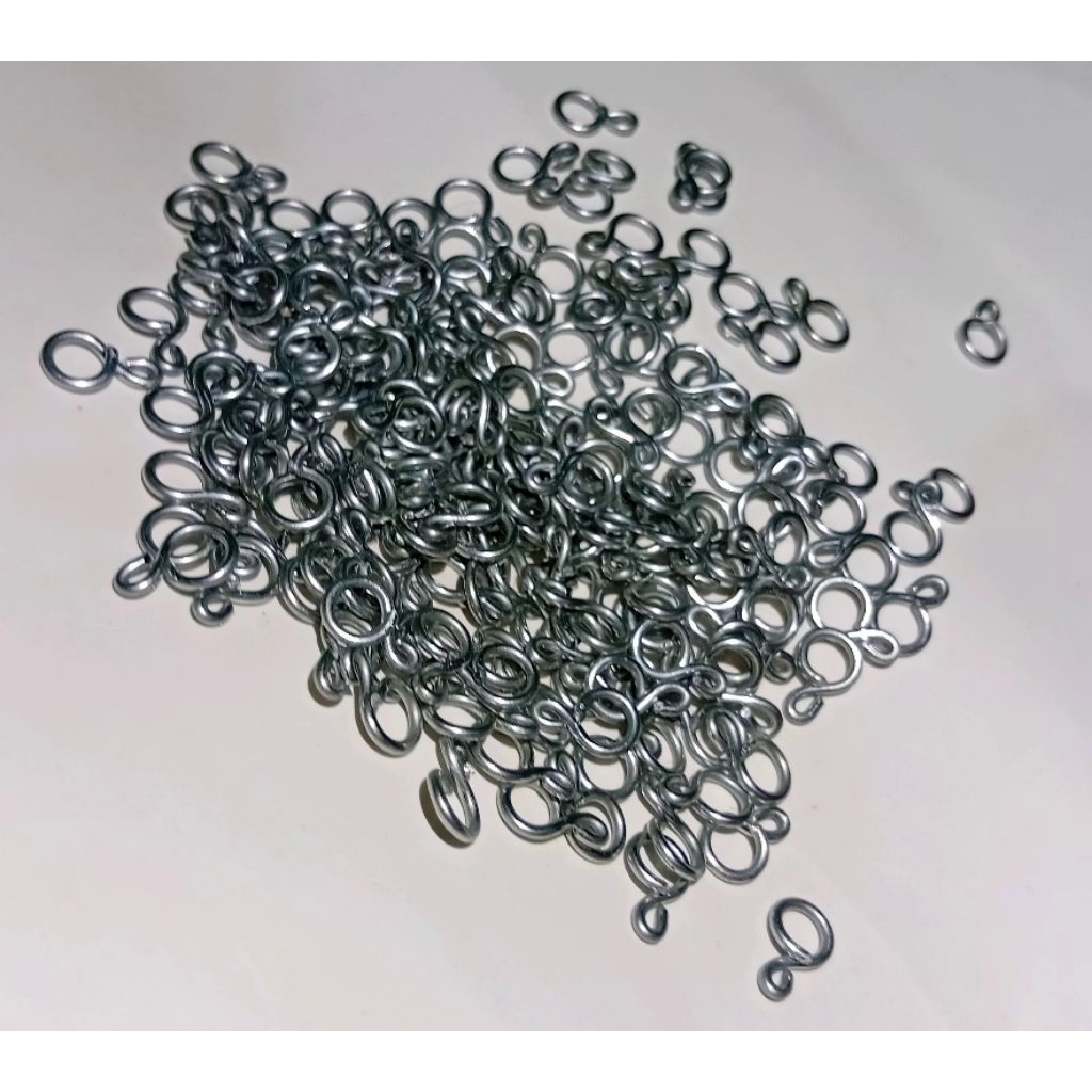 MURAH 100 PCS KAWAT RING 8 BAHAN BUAT BIKIN JERAT AYAM HUTAN ATAU BURUNG SAWAH LAINYA