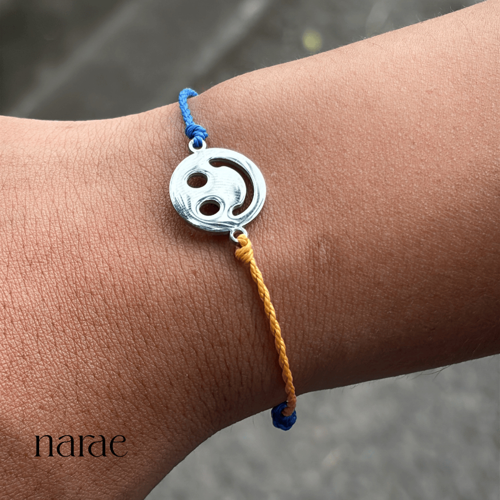 Narae ars Gelang Anti Air - Smile | Water-Repellent Bracelet | Gelang Pria Wanita Unisex