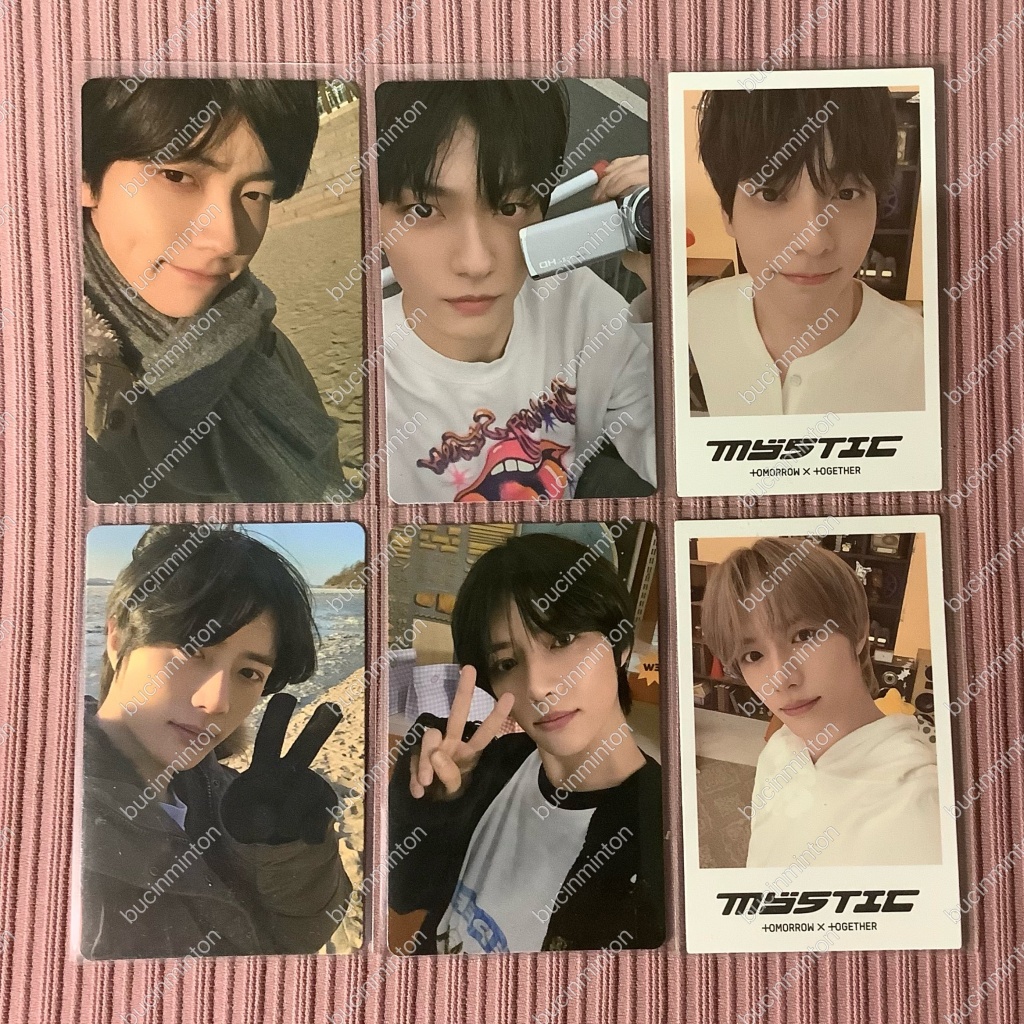 [SET] PC Soobin Beomgyu TXT Mystic Memories Photocard Set Tomorrow x Together Polaroid