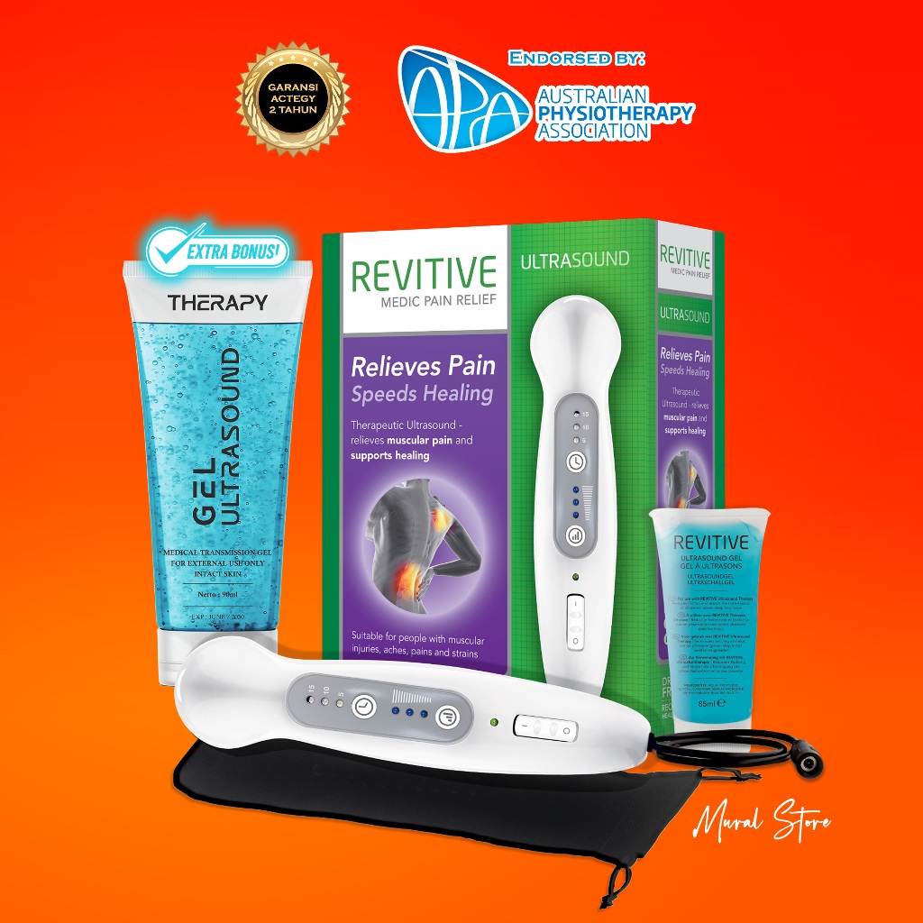 Revitive Ultrasound Revitive Ultralieve Terapi Pain Relief - Therapy Device Fisioterapi akupuntur
