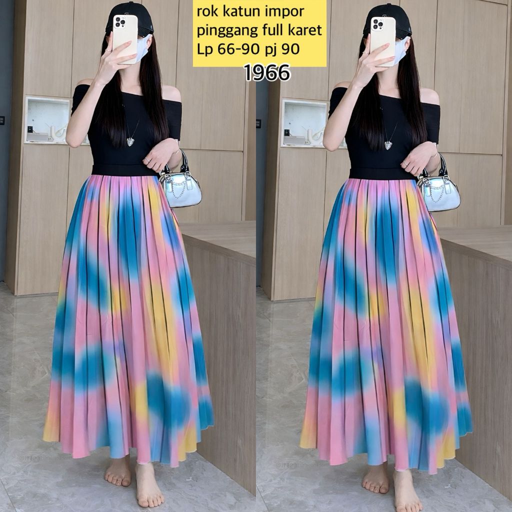 Rok Import Wanita Rok Fashion Kekinian Rok Wanita Import Bawahan Wanita Pakaian Wanita Rok Import
