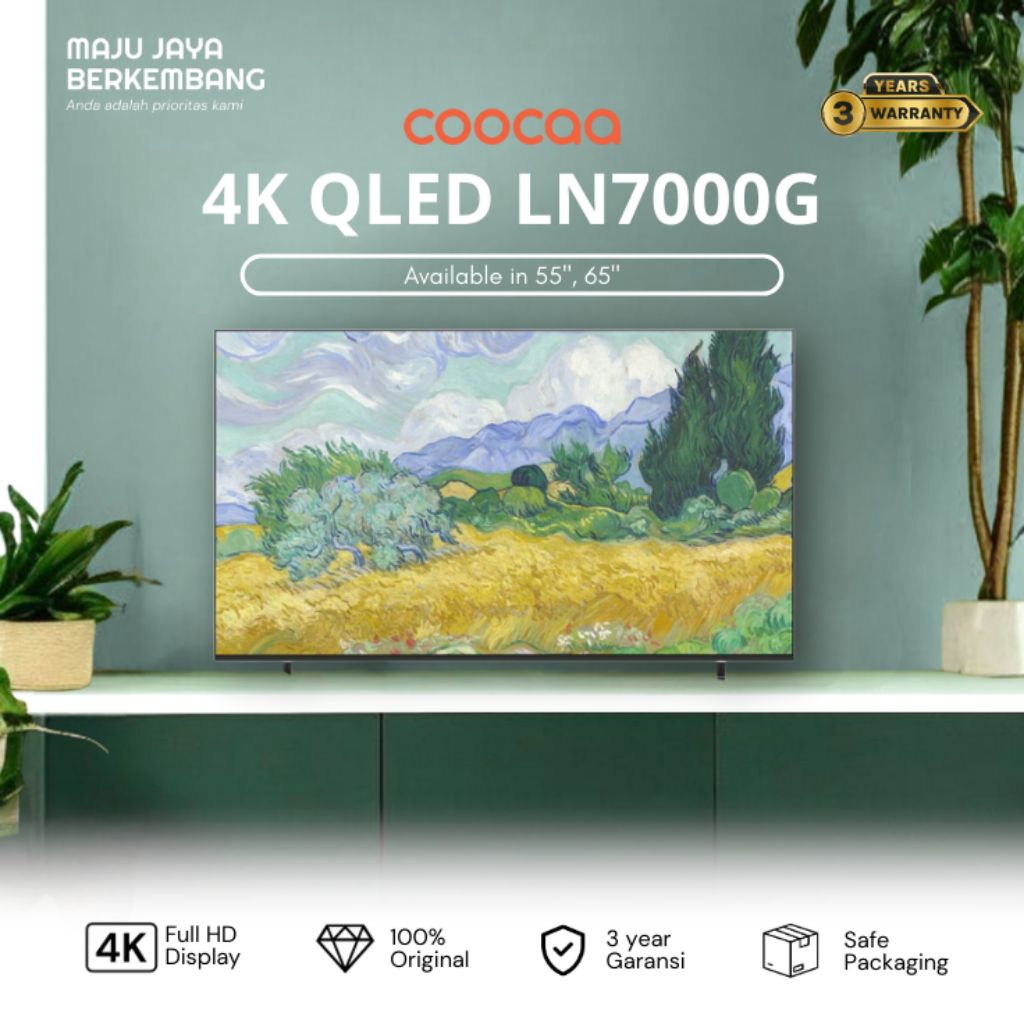 COOCAA 65LN7000G QLED FRAME TV, 65 inch