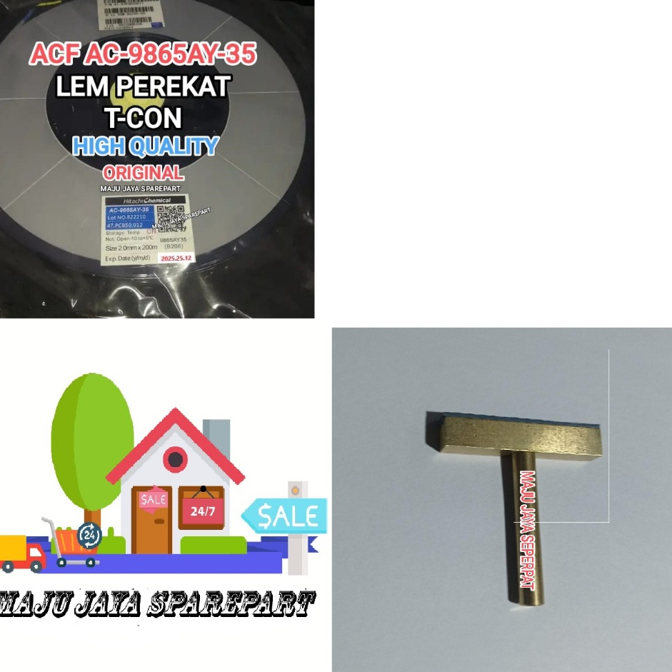 lem cof lcd tv / lem perekat tcon  - lem tikon t con timing control [Paket]