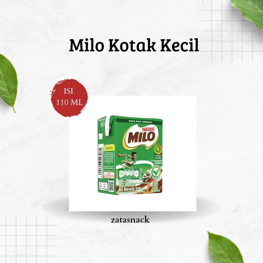 Susu Milo Kotak 110ml