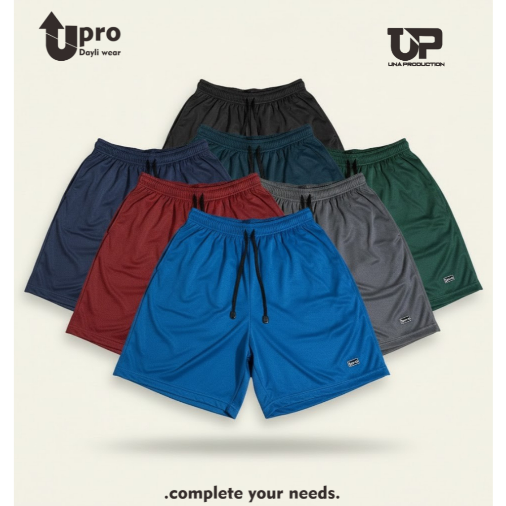 UPRO.CO - PROMO 3PCS CELANA DRYFIT MILANO l CELANA Pria Wanita Celana Pendek Unisex DRYFIT MILANO Te