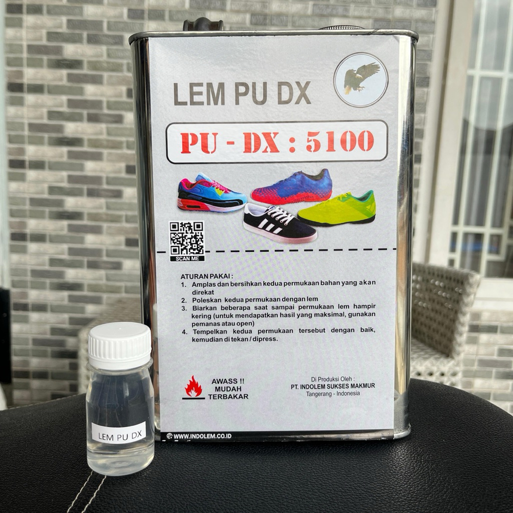 { Kemasan 50 ml } Lem PU DX 5100 Lem Press Sepatu Dan Sandal