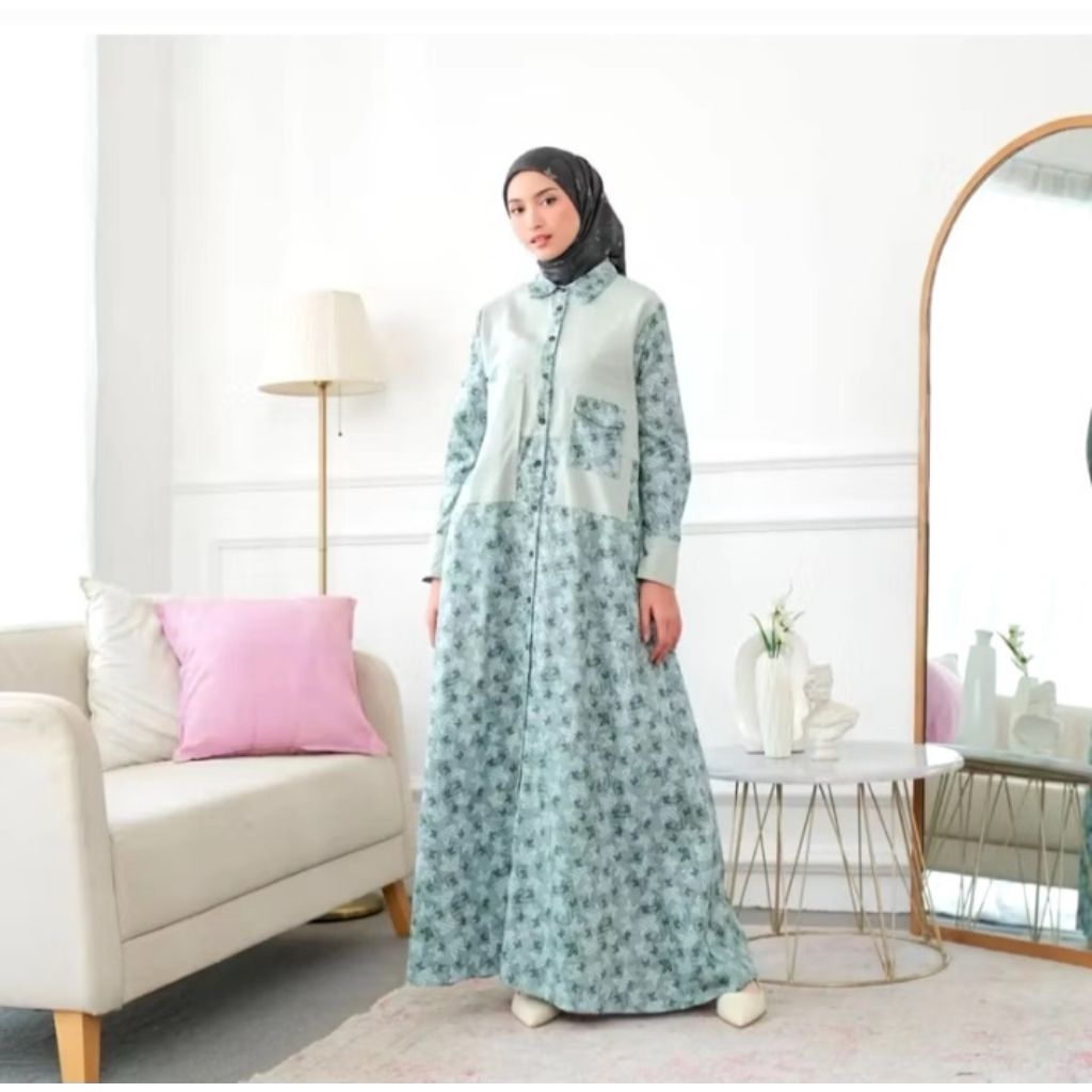 PL gamis korina SAIDA DRESS#note:SEBELUM CO MOHON BACA DESKRIPSI#