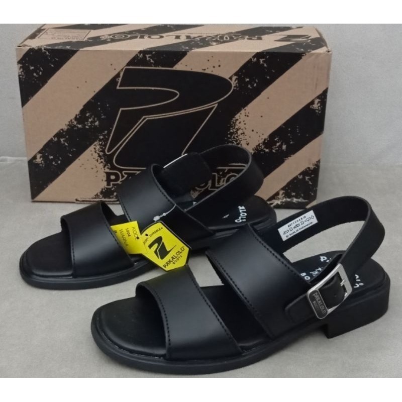 COD sandal kulit pria Pakalolo 1904 - sandal pria PAKALOLO tali belakang (bisa bayar ditempat)