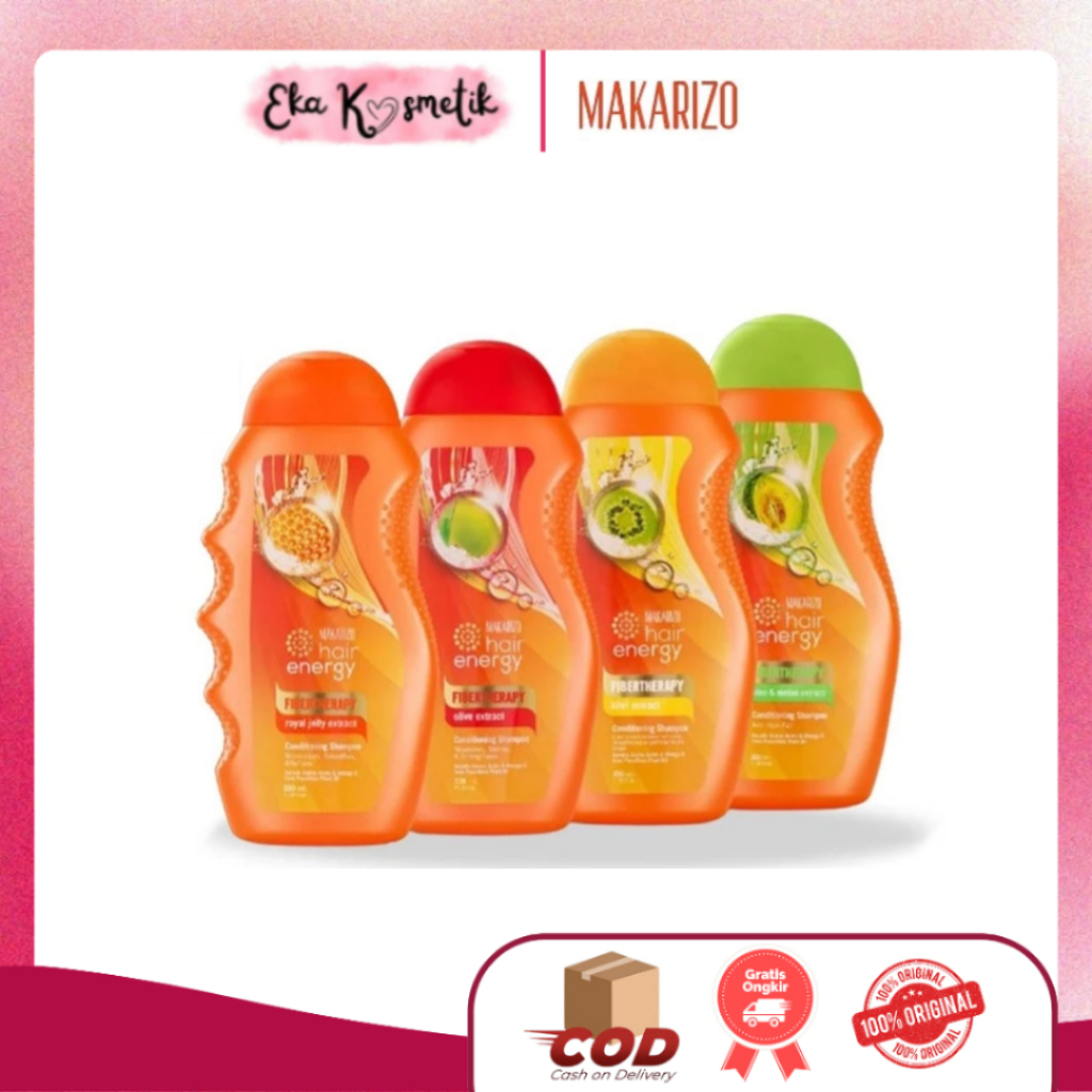 MAKARIZO Hair Energy Fibertherapy Conditioning Shampoo 170ml All Variant / EKA KOSMETIK