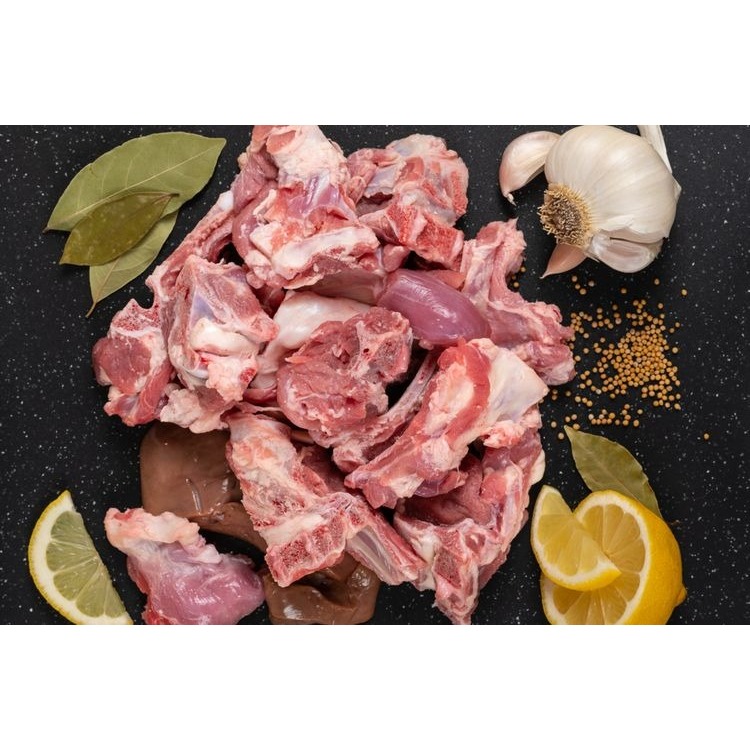 Daging Kambing dengan Tulangan Frozen 1Kg