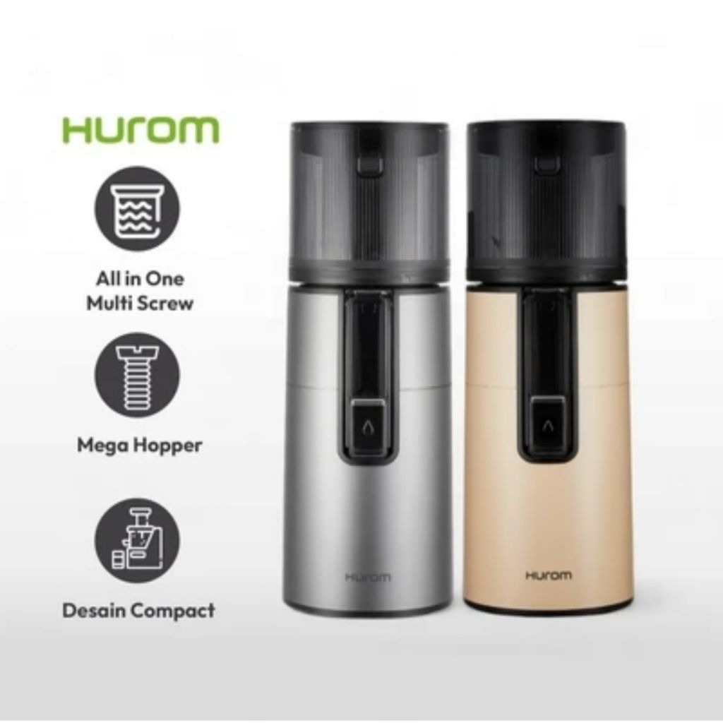 Hurom H400-Bec05Tg Slow Juicer Abu-abu Titanium - Pembuat Jus dan Sorbet