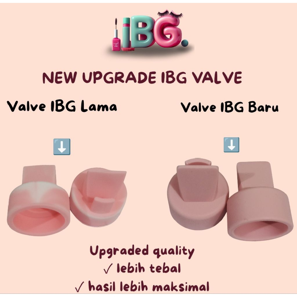 IBG Valve Pink IBG Valve Tosca Valve Duckbill Membran Pompa Asi Corong Membran Pompa Asi Handsfree