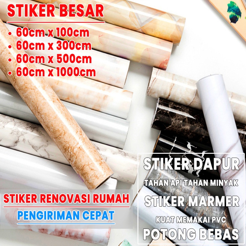 [Kualitasting] wallpaper untuk dapur stiker meja dapur wallpaper meja dapur stiker meja kompor walpe