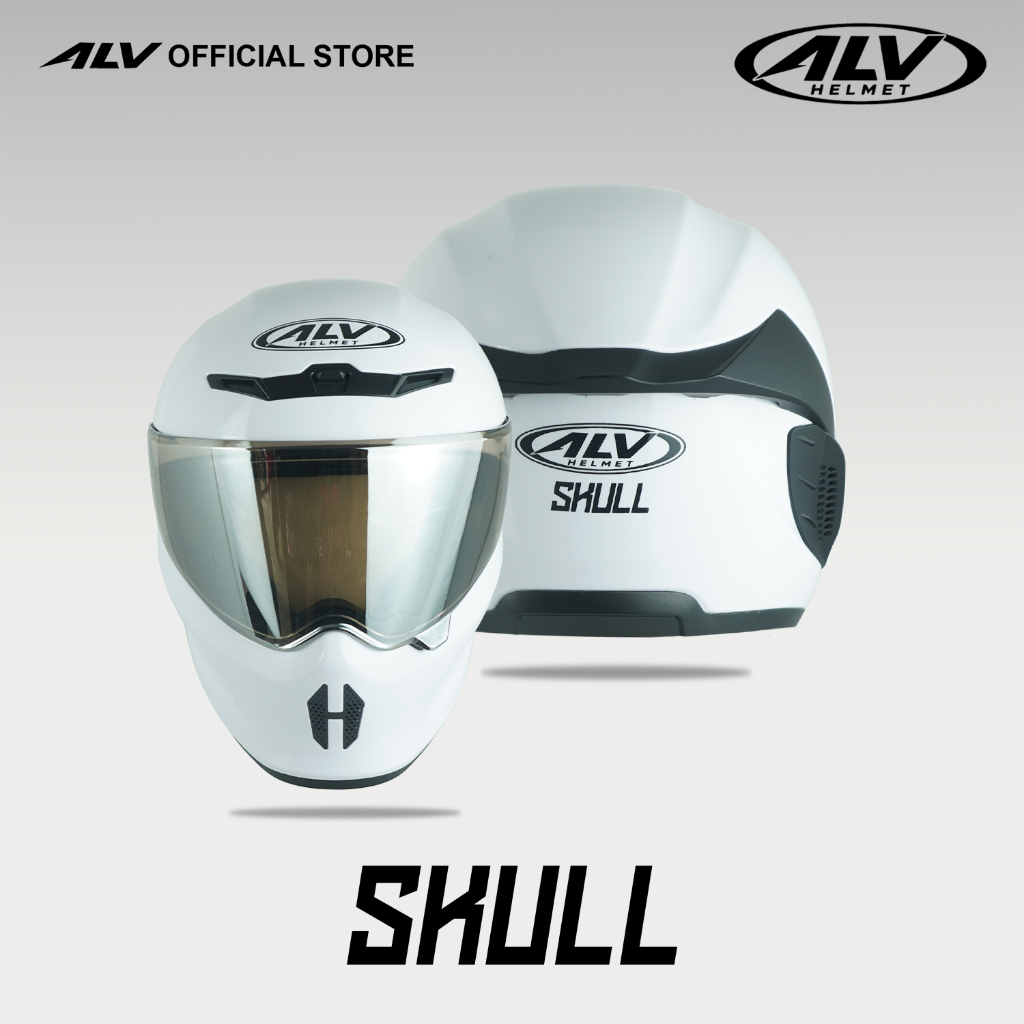 ALV Skull Solid - Helm Full Face