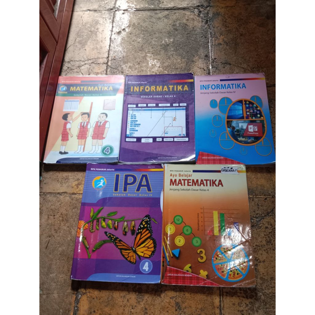Bpk penabur buku pelajaran anak sekolah Dasar