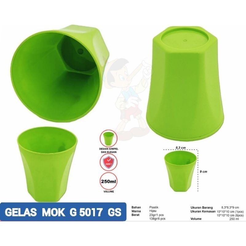 GELAS PLASTIK GOLDEN SUNKIST G-5017