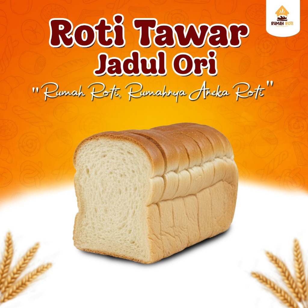 Roti Tawar Jadul Original 8 Potong - Roti Homemade