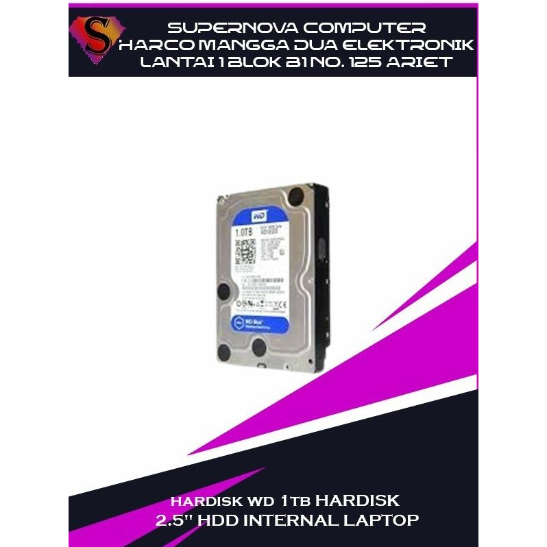 hardisk wd 1tb HARDISK 2.5" HDD INTERNAL LAPTOP