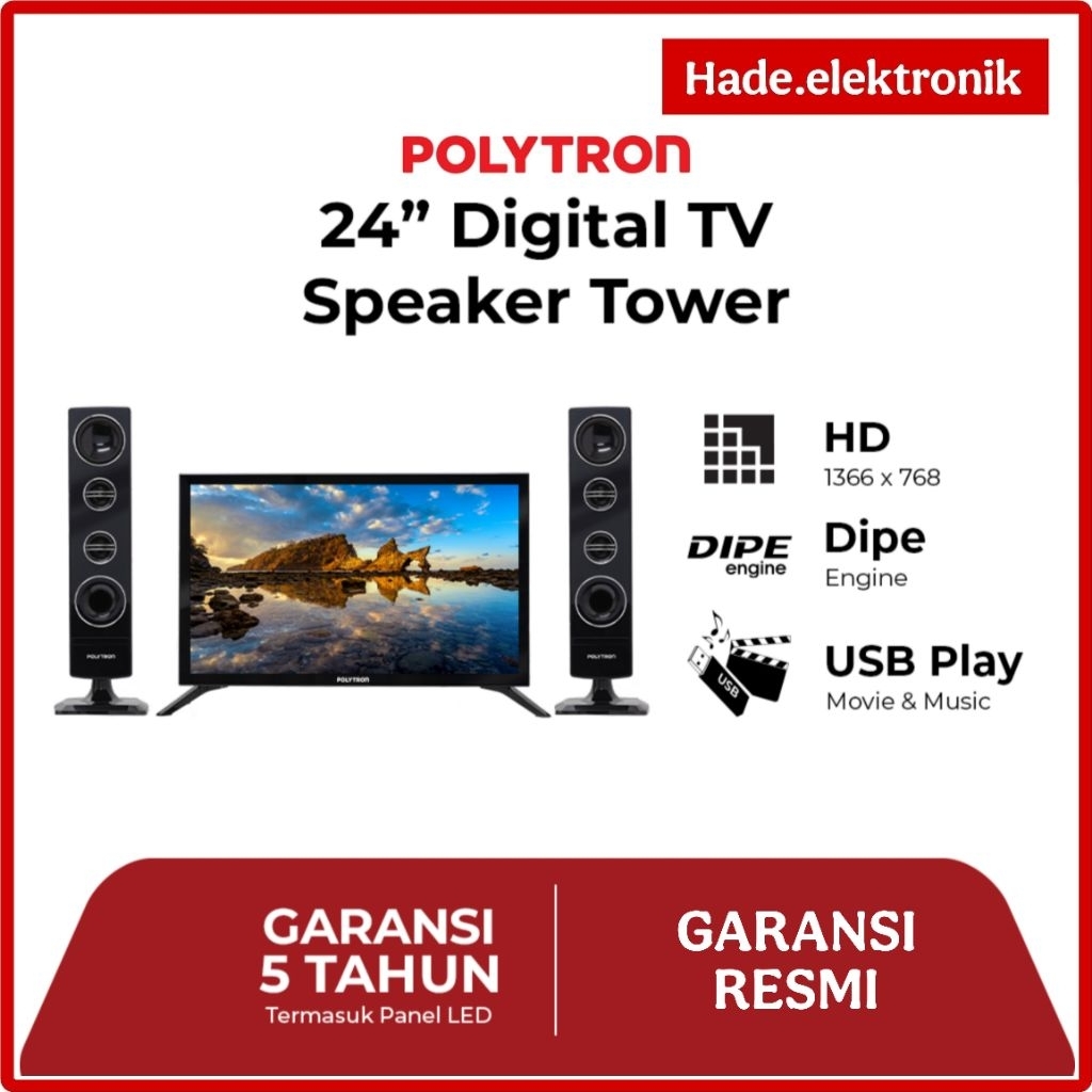 TV POLYTRON Cinemax Digital TV 24 inch PLD 24TV