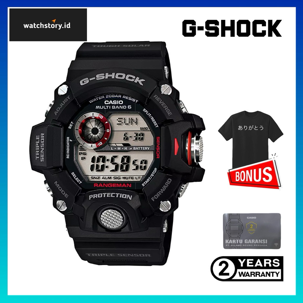 Jam Tangan Pria G-Shock Rangeman GW-9400-1DR